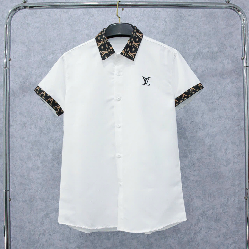 Áo sơ mi nam ngắn tay hàn quốc cao cấp họa tiết giá rẻ mẫu mới nhất AHFASHION