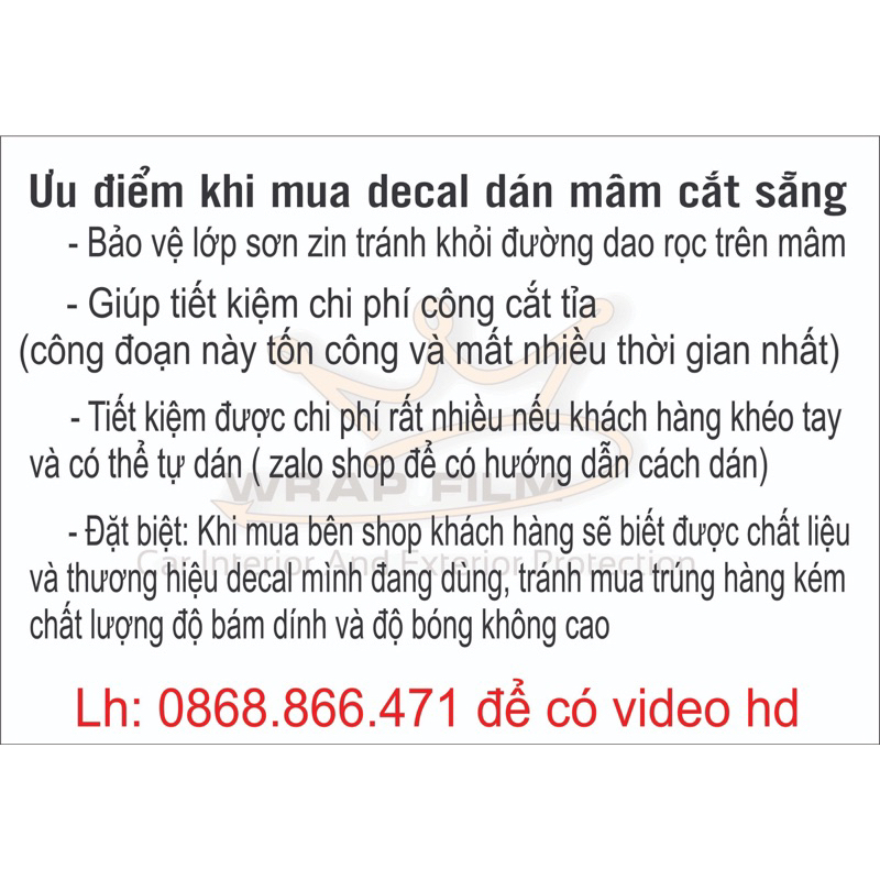 Decal dán mâm Raize