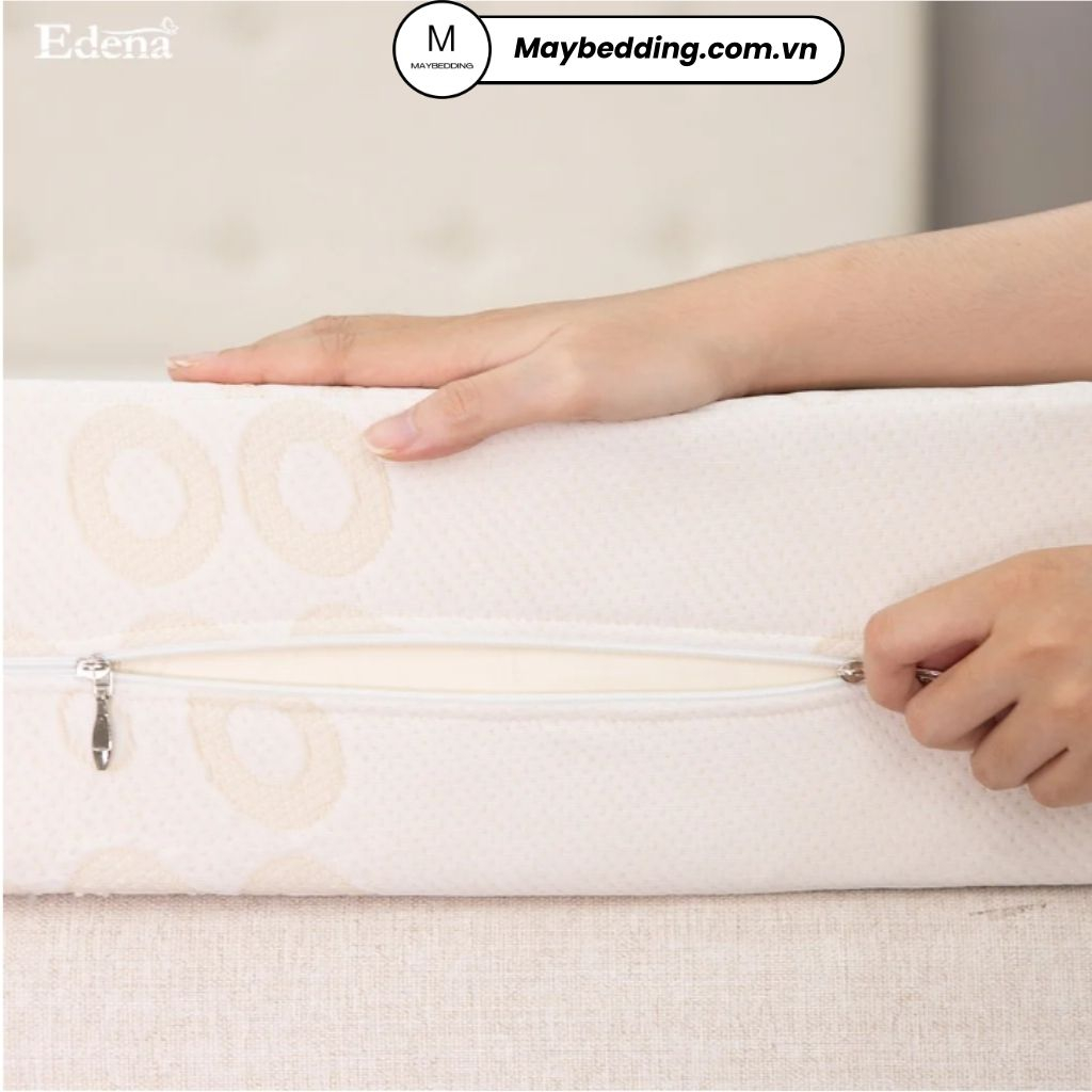 Nệm Cao Su Thiên Nhiên EDENA Ecolatex, Bảo Hành 10 Năm - Hàng Chính Hãng