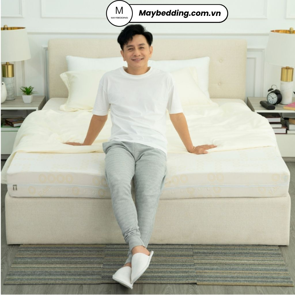 Nệm Cao Su Thiên Nhiên EDENA Ecolatex, Bảo Hành 10 Năm - Hàng Chính Hãng