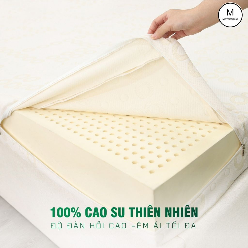 Nệm Cao Su Thiên Nhiên EDENA Ecolatex, Bảo Hành 10 Năm - Hàng Chính Hãng
