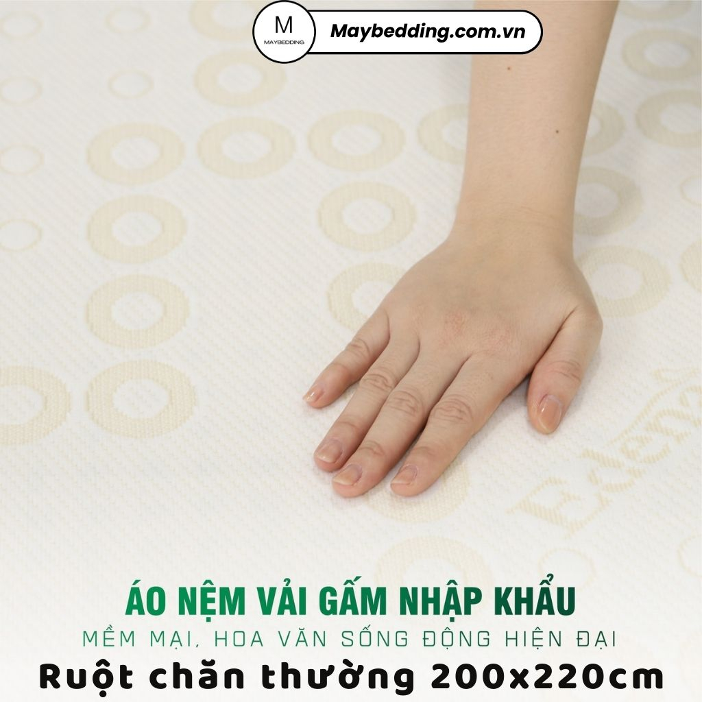 Nệm Cao Su Thiên Nhiên EDENA Ecolatex, Bảo Hành 10 Năm - Hàng Chính Hãng
