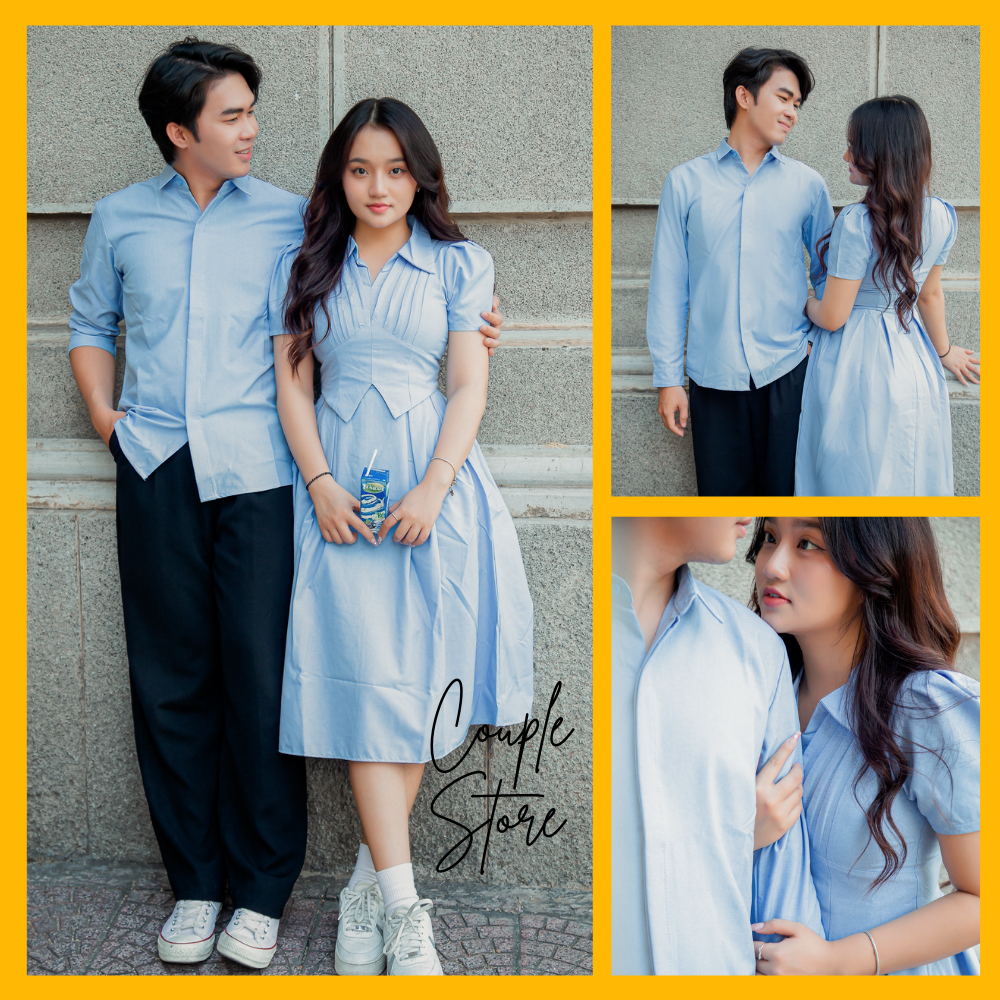 Đồ đôi nam nữ mới nhất, set đồ cặp nam nữ, đồ đôi với người yêu đi chơi đi tiệc trẻ trung