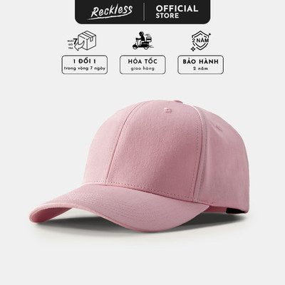 Mũ/Nón Bóng Chày Lưỡi Trai Màu Pastel Thương hiệu Recklesstripwear Signature Ballcap Vải Kaki Cotton, Hạn chế xù vải