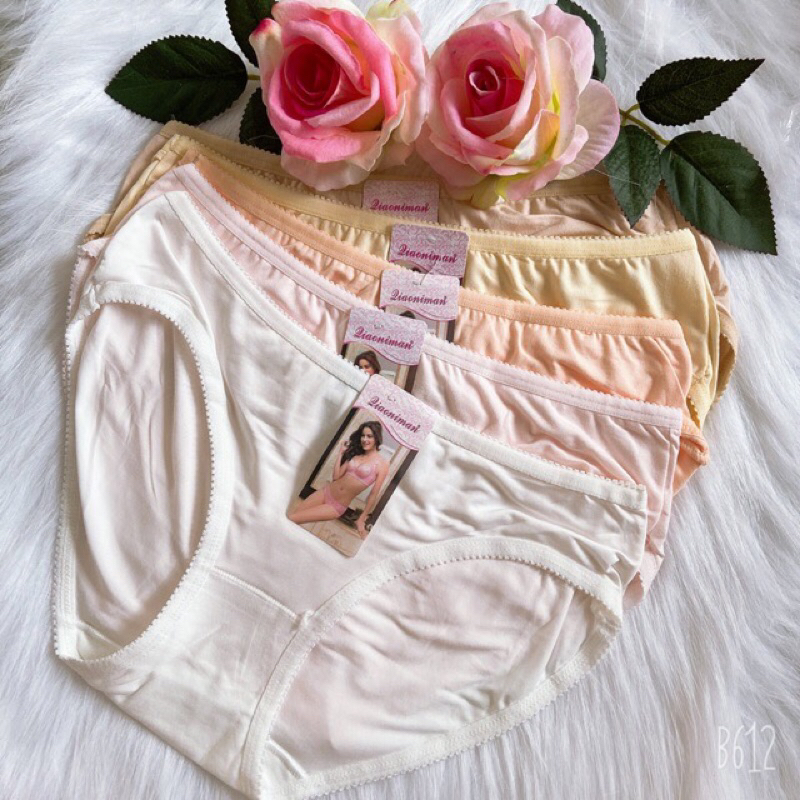 Set 10 Quần Lót cotton Thái Lan Size 47-57kg Có Trắng Riêng