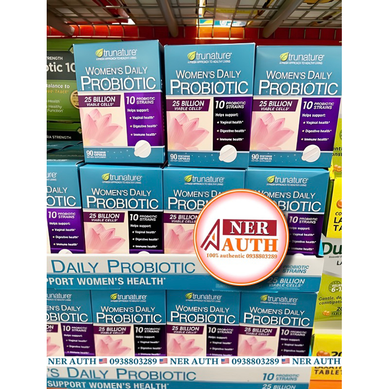 Viên uống men vi sinh cho phụ nữ Women's Daily Probiotic Trunature hộp