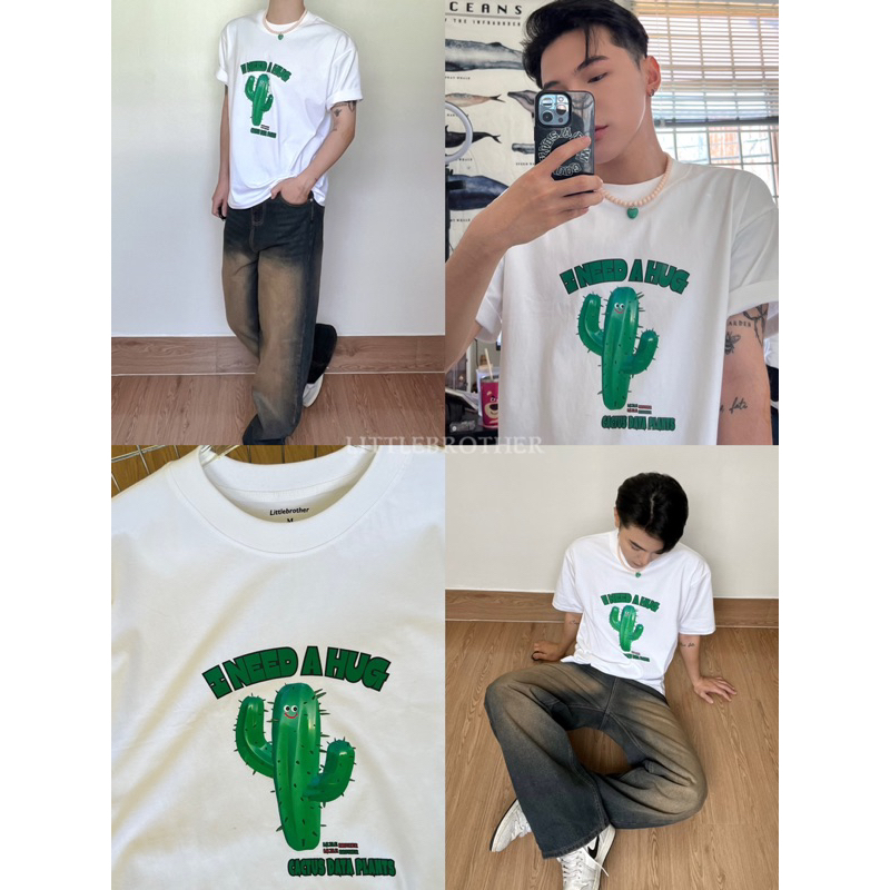 Áo thun I NEED A HUG unisex nam nữ by Littlebrother