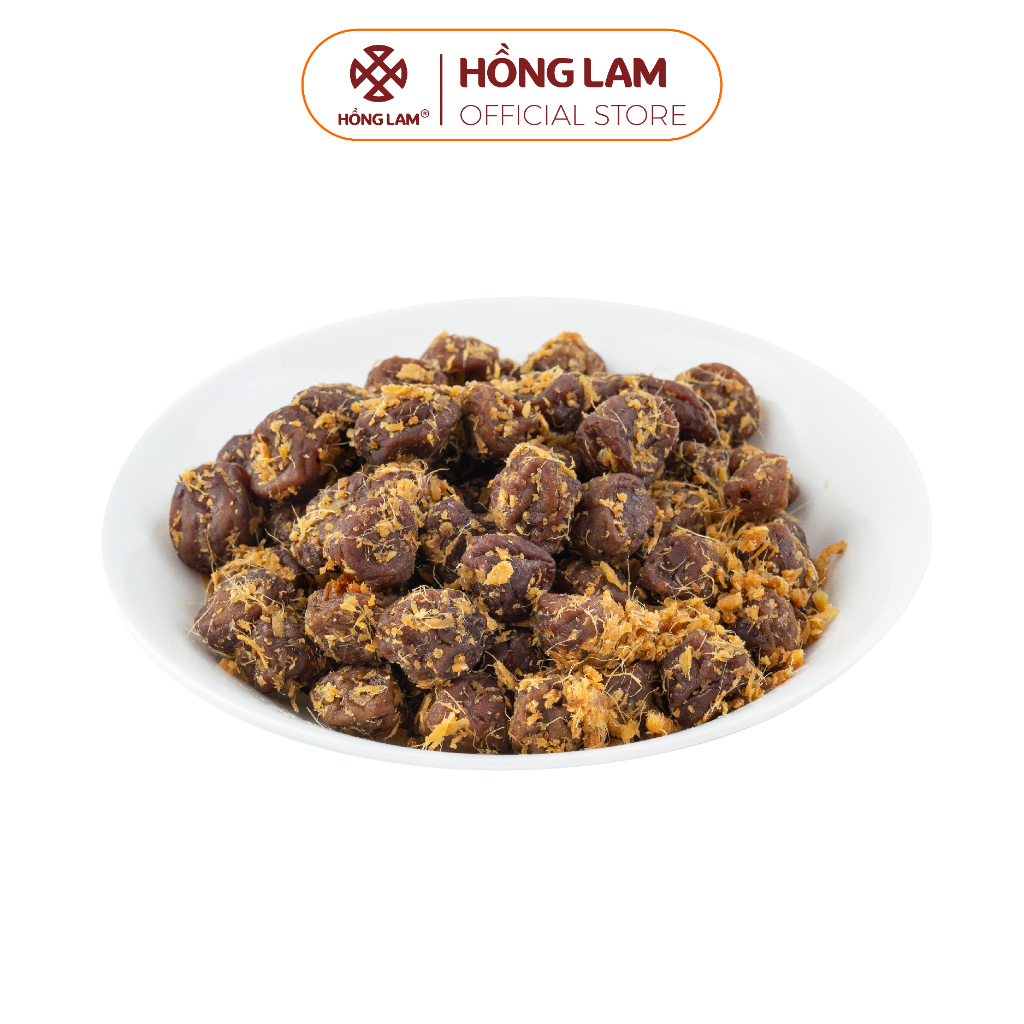 Ô mai (xí muội) mơ gừng chua ngọt Hồng Lam, dạng hộp (200gr, 300gr, 500gr). Có vị chua, ngọt của gừng