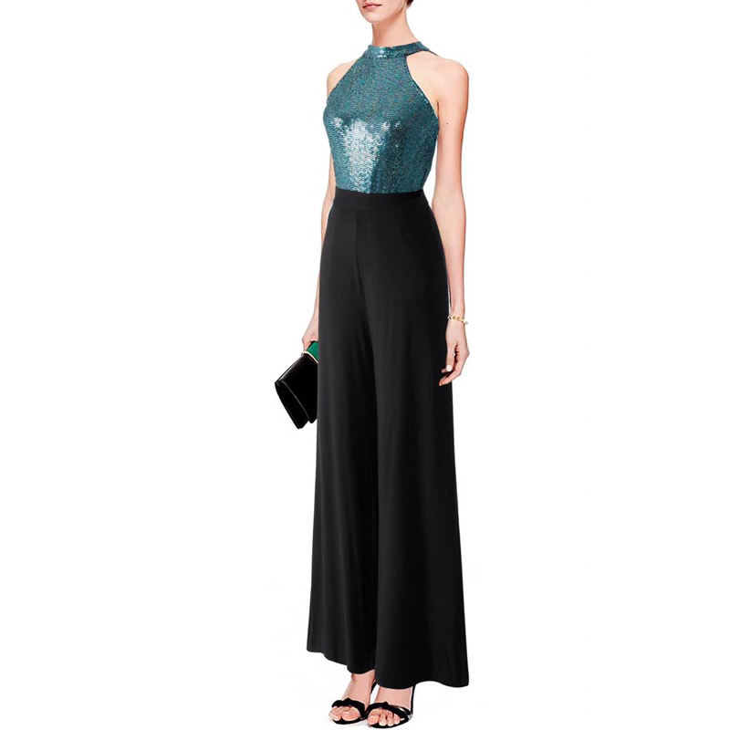 BEUCLOSET - Jumpsuit yếm thắt nơ sau đi tiệc sang trọng