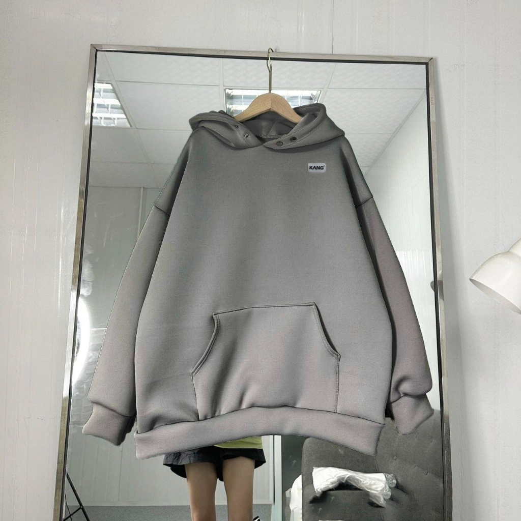 Áo hoodie Kang phong cách Hàn Quốc nam nữ form rộng mới nhất