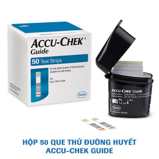 Que thử đường huyết Accuchek Guide Hộp 50 que