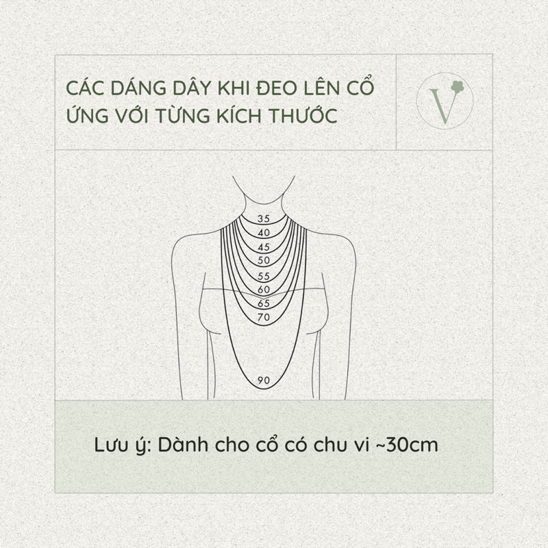 Vòng cổ xâu hạt PONY lấp lánh pha lê mini  - VUONQUOA