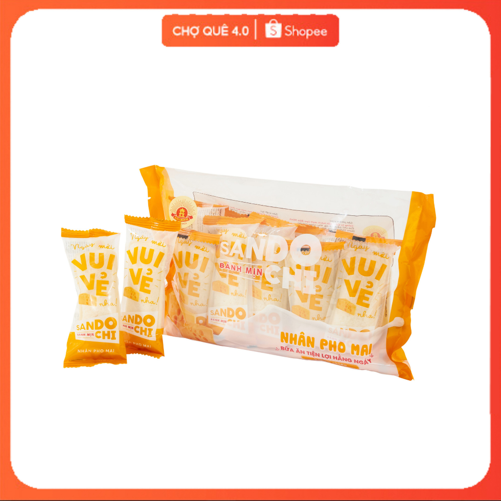 Bánh mịn Sandochi Bảo Minh bữa sáng tiện lợi chính hãng