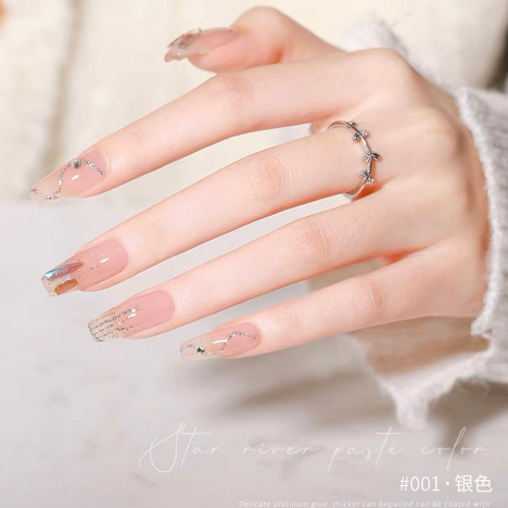 Hũ Gel vuông nhũ siêu sáng Platinum