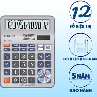 Máy Tính Casio DC-12M