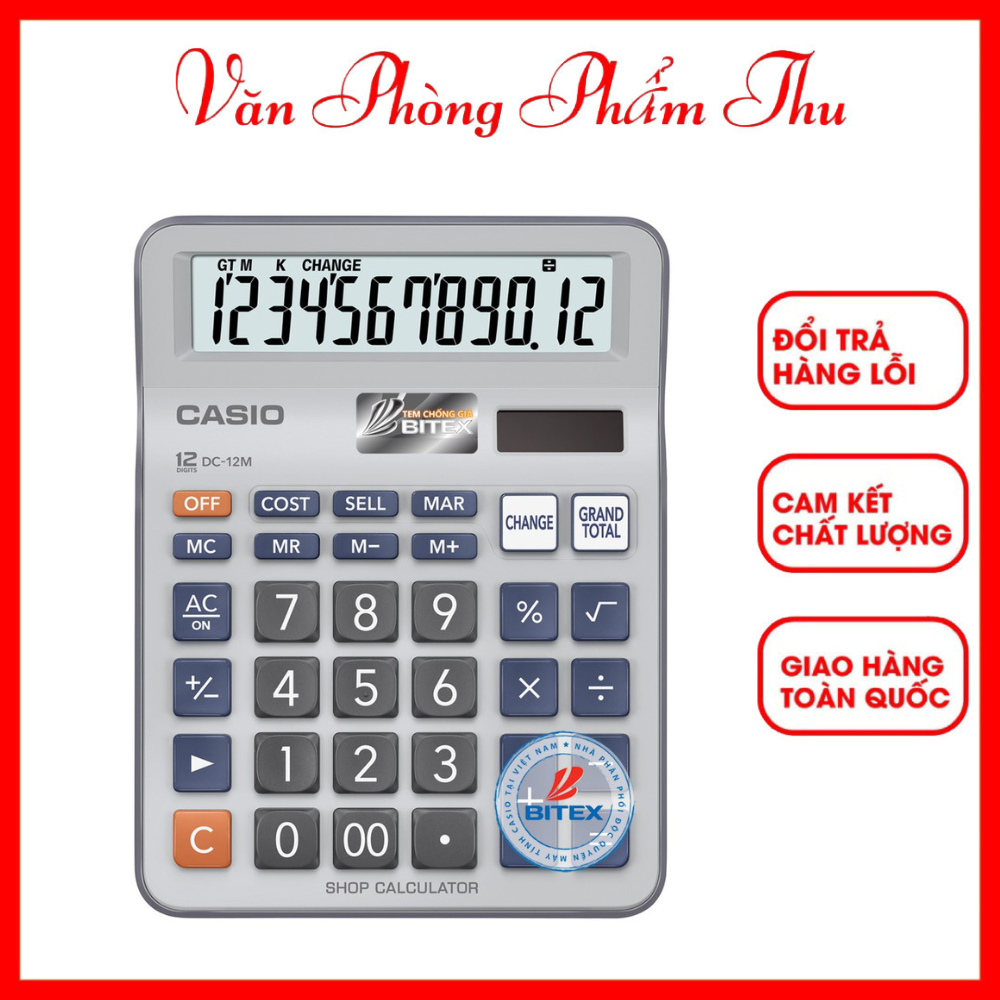 Máy Tính Casio DC-12M