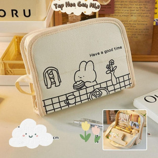 Túi đựng bút STUDY KHỔNG LỒ 8 ngăn Hone [Taphoagaunho]