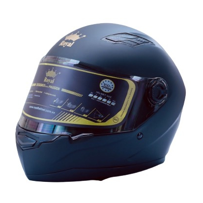 Mũ bảo hiểm Fullface cao cấp Royal M136 - Asia MT136 - Đen nhám - kính trà