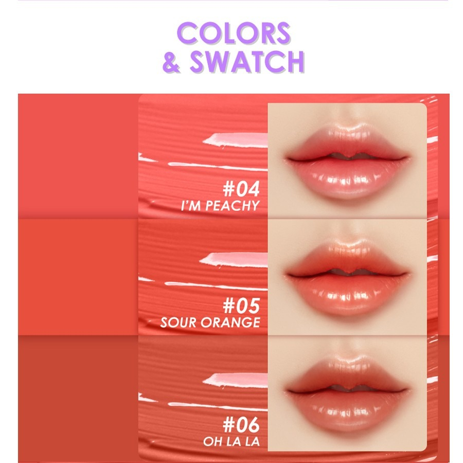 Son Tint Metawin Cathy Doll Collagen Hyaluron Lip Moist Lên Màu Đẹp Tự Nhiên 3.9g