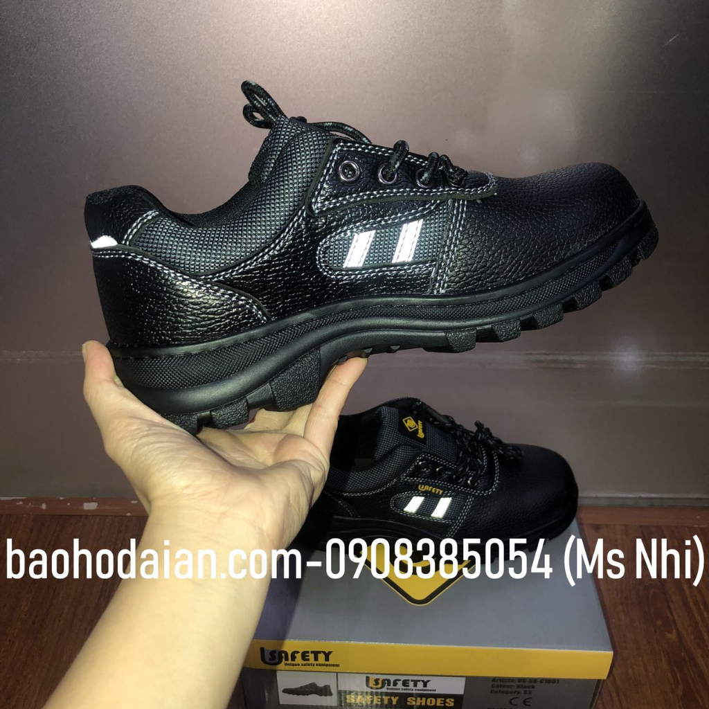 Giày bảo hộ lao động đế mũi thép Usafety Eco C1801