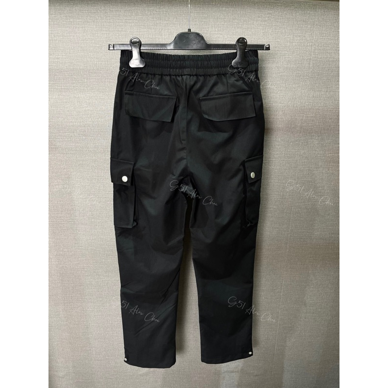 Quần Cargo pant ống trùm sneaker cúc bấm khoá zip