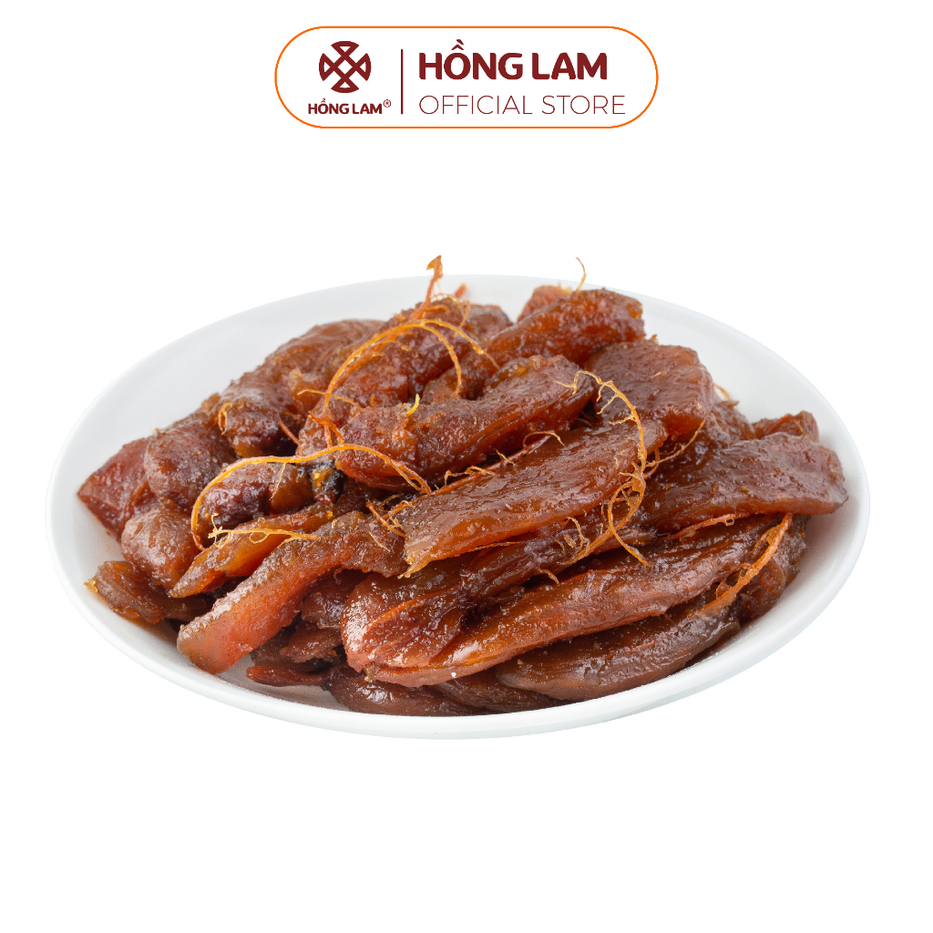 Ô mai (xí muội) me tươi cay Hồng Lam, hộp (200gr, 300gr, 500gr). Hương vị chua, cay, ngọt