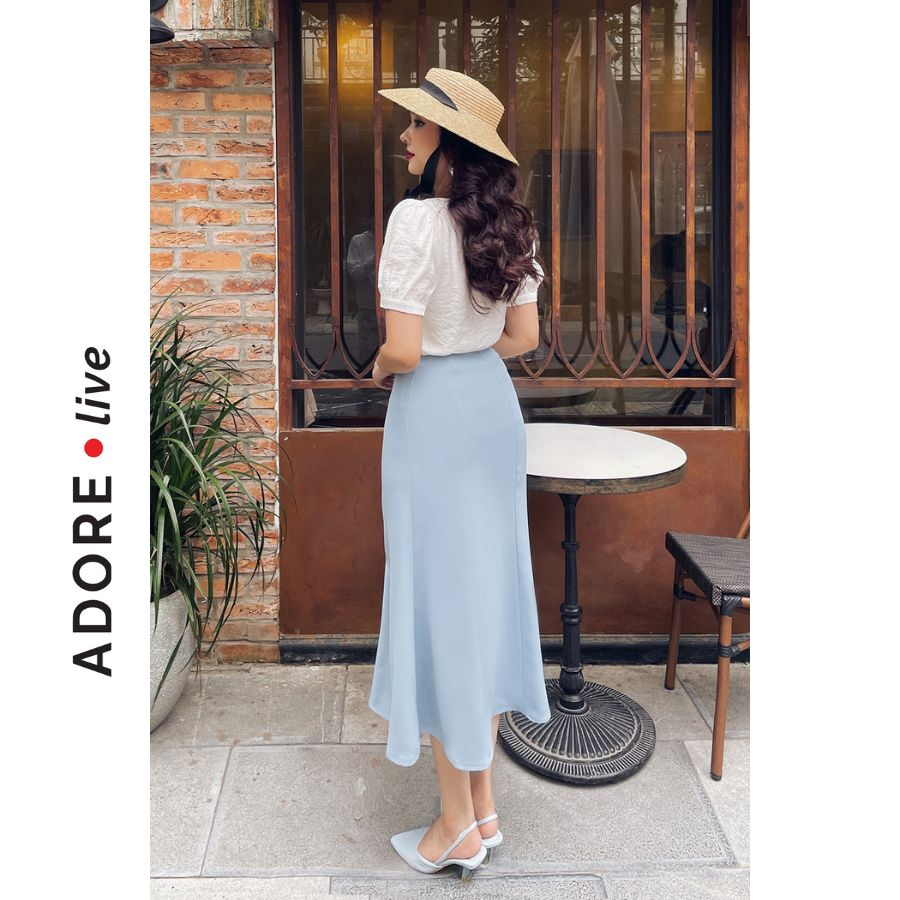 Chân váy Midi skirts casual style tuytsy roe gấu  323SK2030 ADORE DRESS