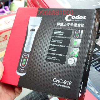 Tông đơ cắt tóc pin lithium 270 phút hiển thị thời gian pin codos chc-918