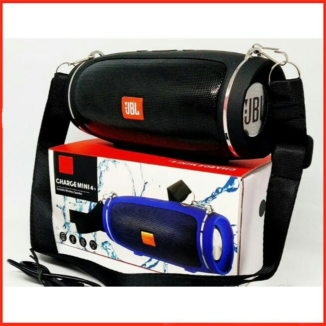 Loa Bluetooth Charge 4+ Mini Bass Mạnh Pin Trâu Có Hỗ Trợ Thẻ Nhớ - Loa Để Bàn Hát Karaoke