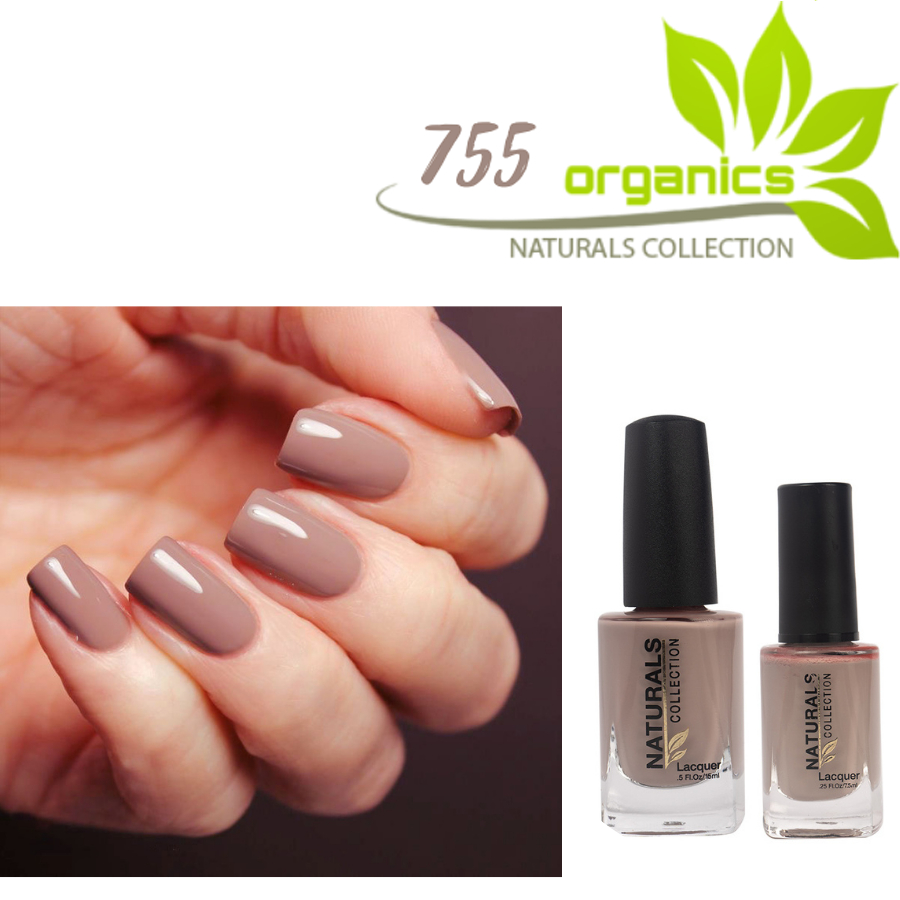 Sơn móng tay hữu cơ màu Nude Trầm USA NATURALS COLLECTION sử dụng được cho mẹ bầu và trẻ em - 7.5ml - 755
