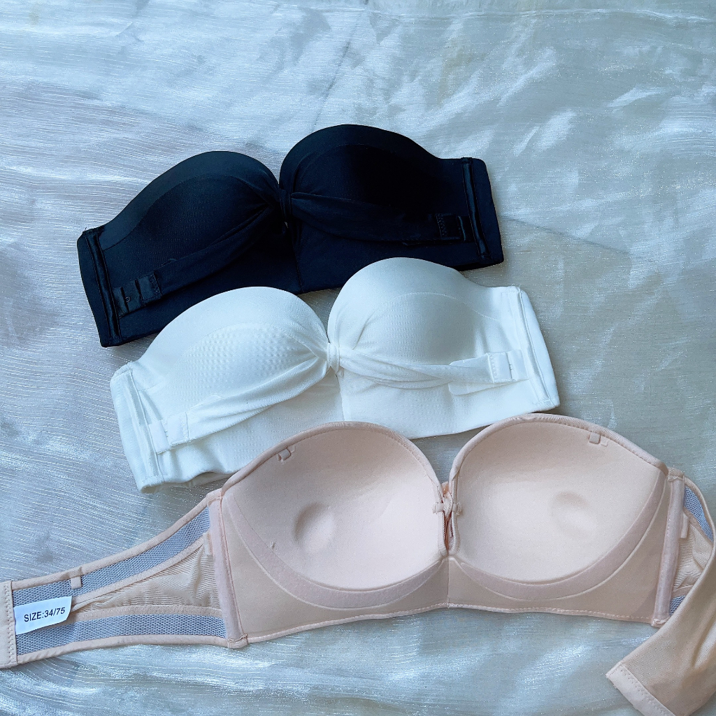 ÁO NGỰC CUP NGANG CHỐNG TUỘT KHÔNG MÚT SIÊU MỎNG GÀI TRƯỚC