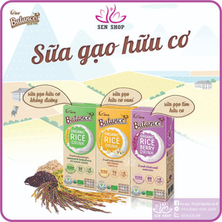 Sữa gạo hữu cơ 4care balance - lốc 3 hộp 180ml