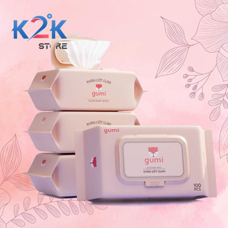 Thùng 24 gói khăn ướt đa năng gumi - khăn giấy ướt trẻ em chất lượng hàng đầu việt nam