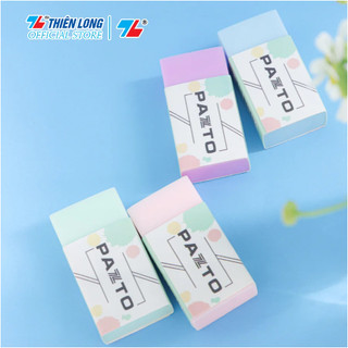 Gôm tẩy Pazto Thiên Long E-010 tone màu pastel không mùi