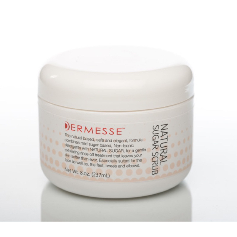ĐƯỜNG TẨY TẾ BÀO CHẾT DERMESSE NATURAL SUGAR SCRUB 237ml
