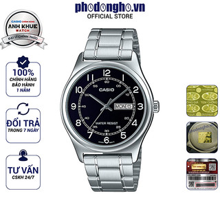 Đồng hồ nam dây kim loại chính hãng Casio Anh Khuê MTP-V006D-1B2UDF