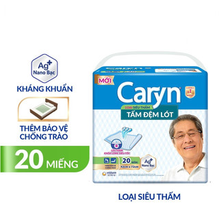 Tấm đệm lót siêu thấm caryn l 20 miếng/xl 14 miếng