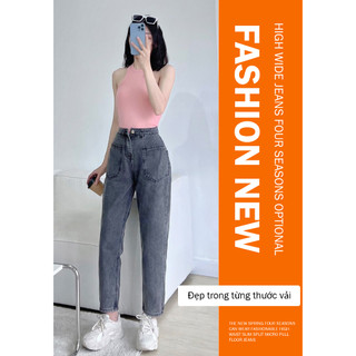 Quần jeans nữ baggy GUGUNO