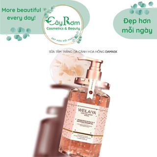 Sữa tắm trắng da cánh hoa hồng Weilaiya 450ml