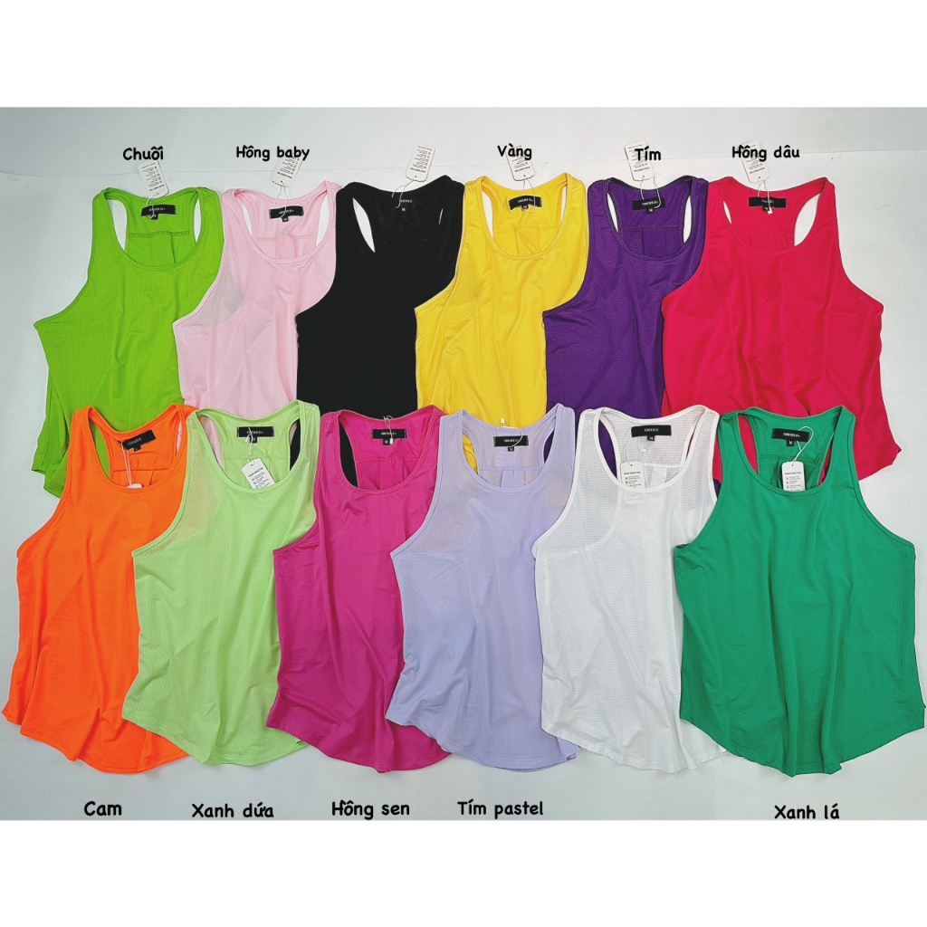 Áo tank lưới mè