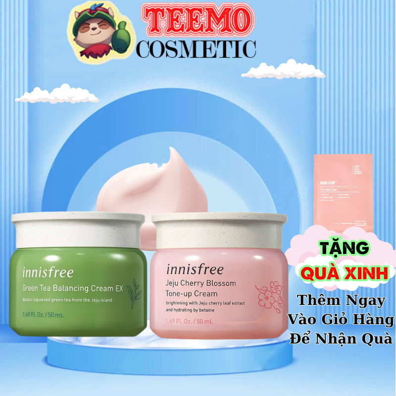 Kem dưỡng ẩm sáng da innisfree Cherry Blossom Tone Up Cream 50ml