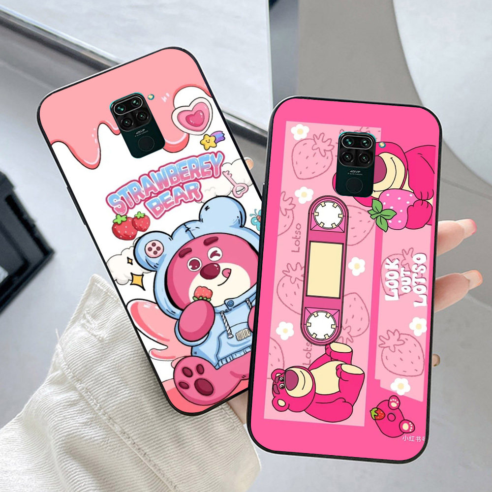 Ốp lưng Xiaomi redmi note 9 / mi note 9s / note 9 pro in hình gấu dâu thang 7 mới nhất