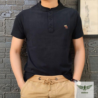 Áo thun nam abercrombie cổ trụ