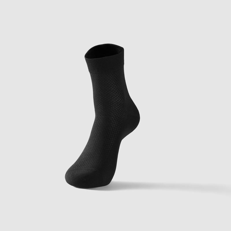 HLA - Bộ 3 đôi vớ nam cao cấp co giãn hút ẩm tốt thoáng khí Simple solid color moisture-absorbing comfortable socks