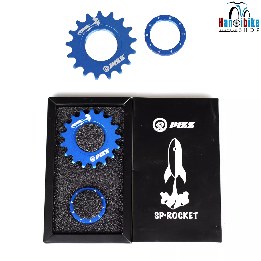 Nhông líp 1 tầng PIZZ kèm khoá líp sử dụng cho xe đạp Fixed Gear