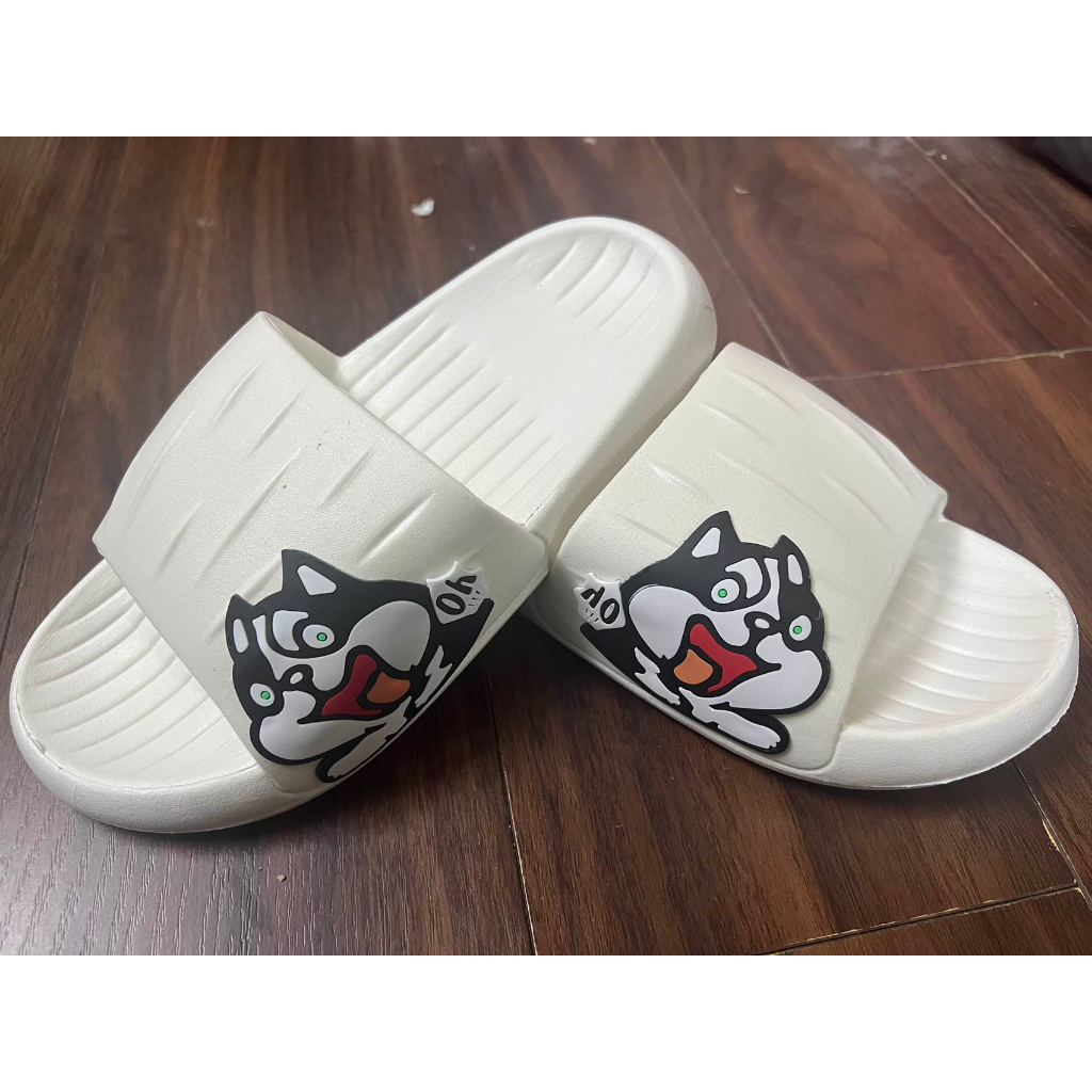 Dép bánh mì đế dày hoạ tiết cún chống trượt siêu hot 2023