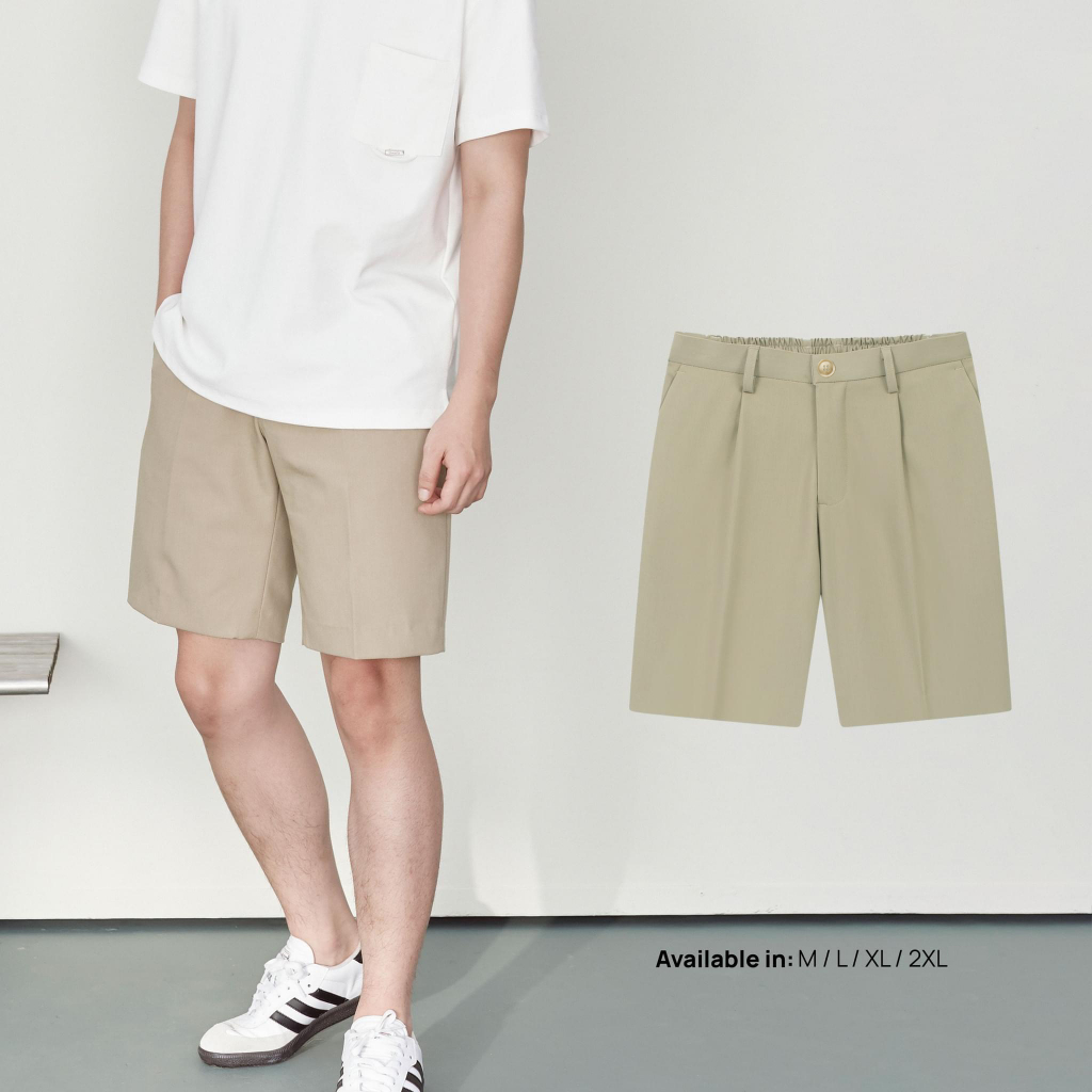 Quần Short Nam Vải Tuyết Mưa Co Giãn, Phong Cách Trẻ Trung Năng Động