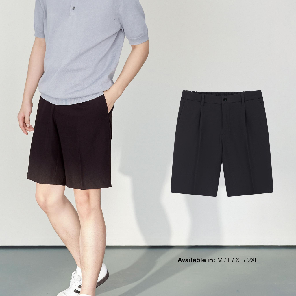 Quần Short Nam Vải Tuyết Mưa Co Giãn, Phong Cách Trẻ Trung Năng Động