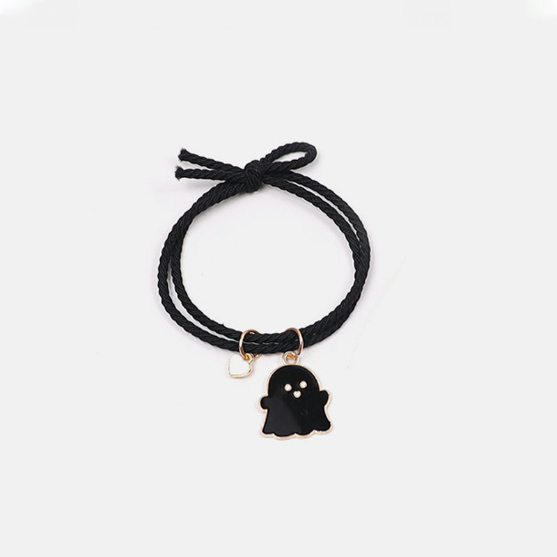 🍒🍒CHERRYKOKO Set 2 Vòng Tay Mặt Dây Chuyền Hình Ma Dễ Thương Cho Cặp Đôi
