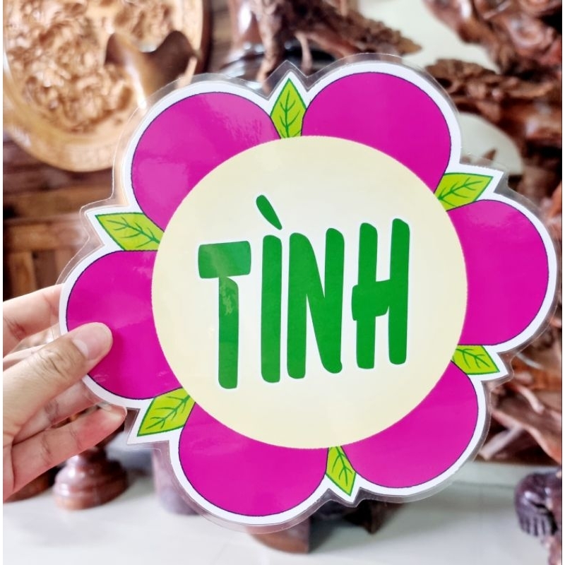 Khẩu hiệu Sách trang trí góc Thư viện In ép A4